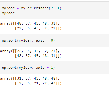 multi-dimensional arrays