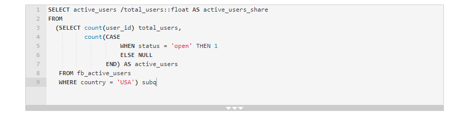 Facebook Data Science Coding Questions