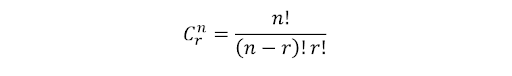 The number of combinations of n things