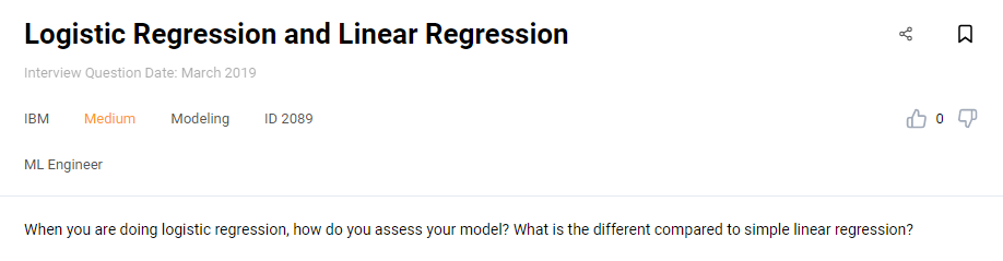 IBM Data Science Interview Question