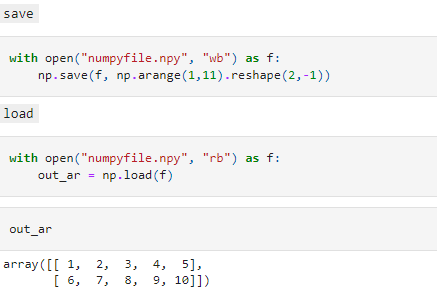 Importing and Exporting Data in NumPy