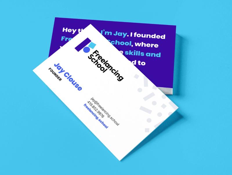 Freelancing School Cards