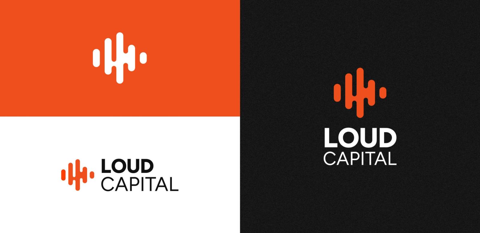 LOUD Capital logo variations