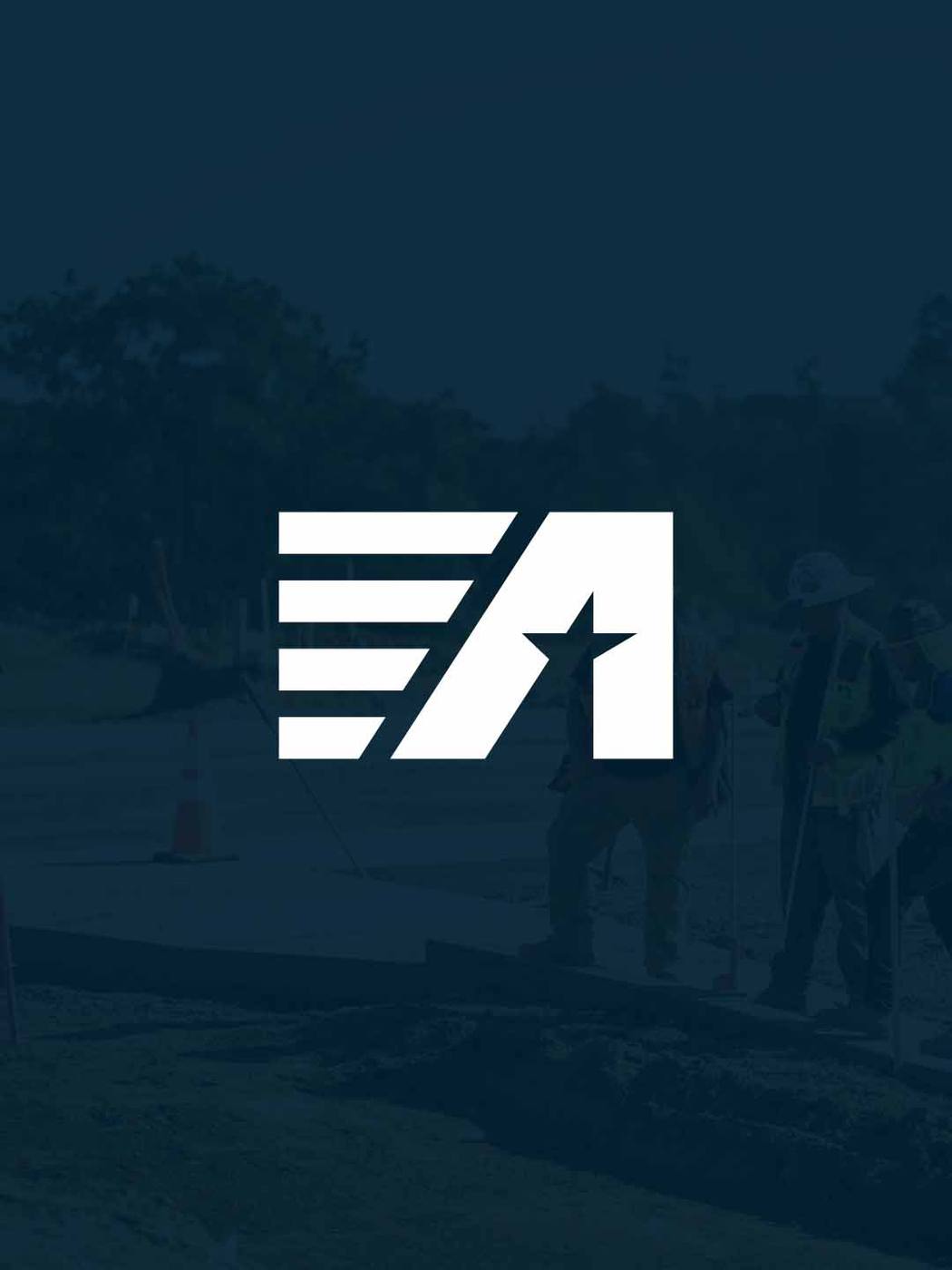 The ACIG logo icon on a dark blue image of a construction site