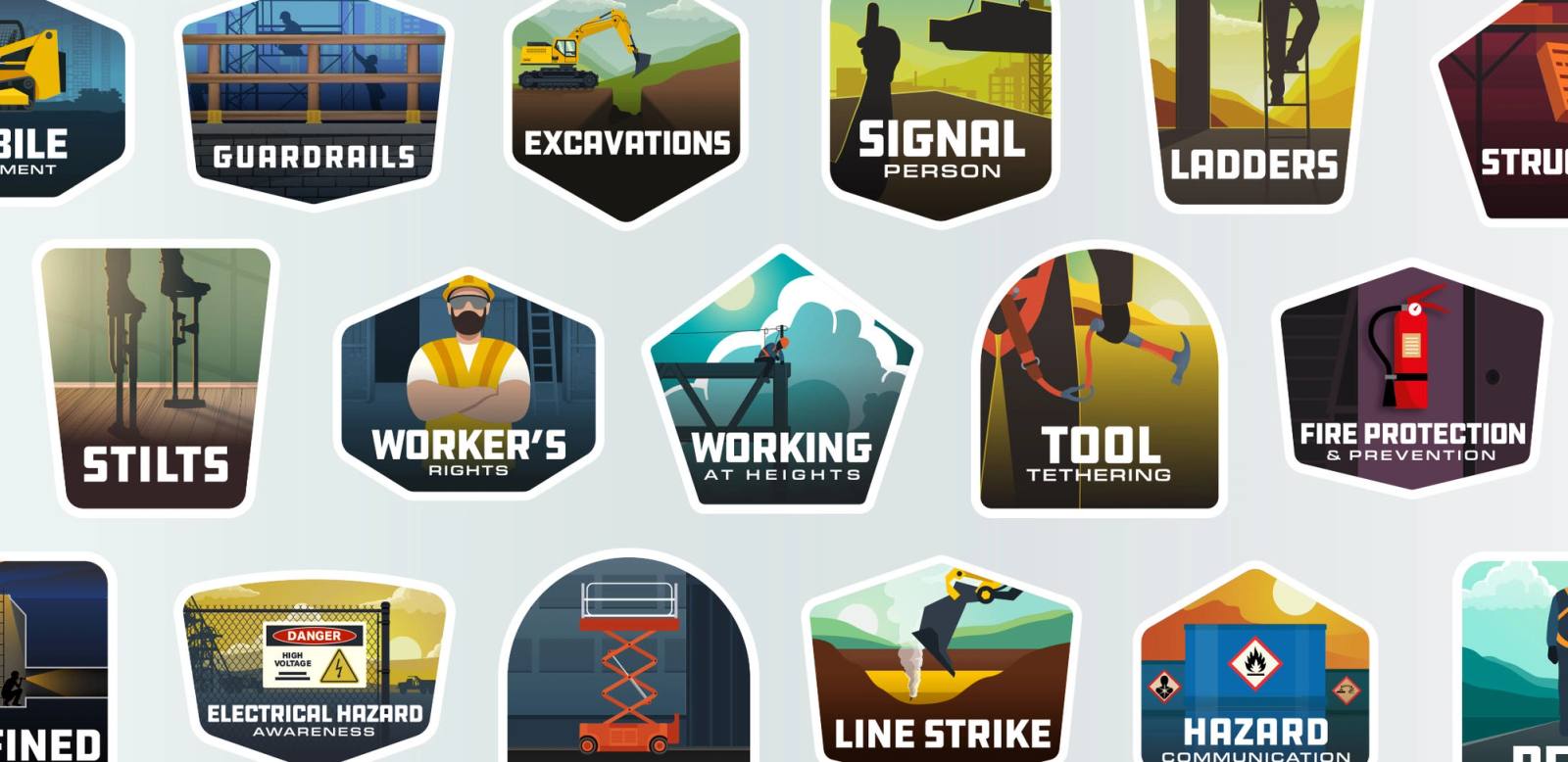 MindForge app badges collage