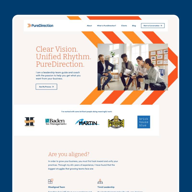 Pure Direction Website