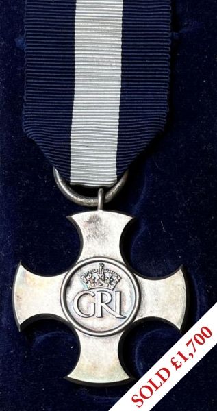 Distinguished Service Cross, DSC GVI produced by S.G. Sebastian Garrard of Garrards and Co.