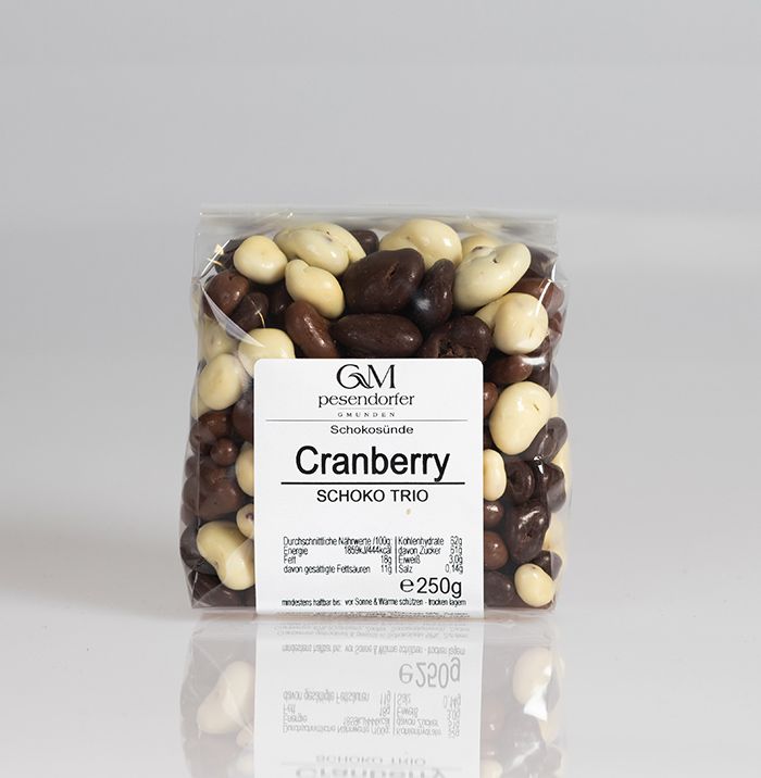 Cranberry Schoko Trio