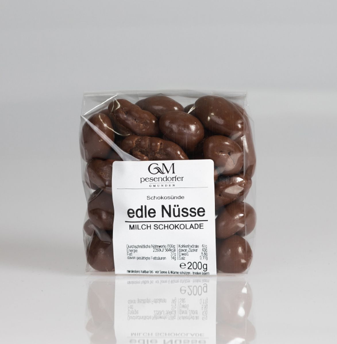 Edle Nüsse Milch Schokolade