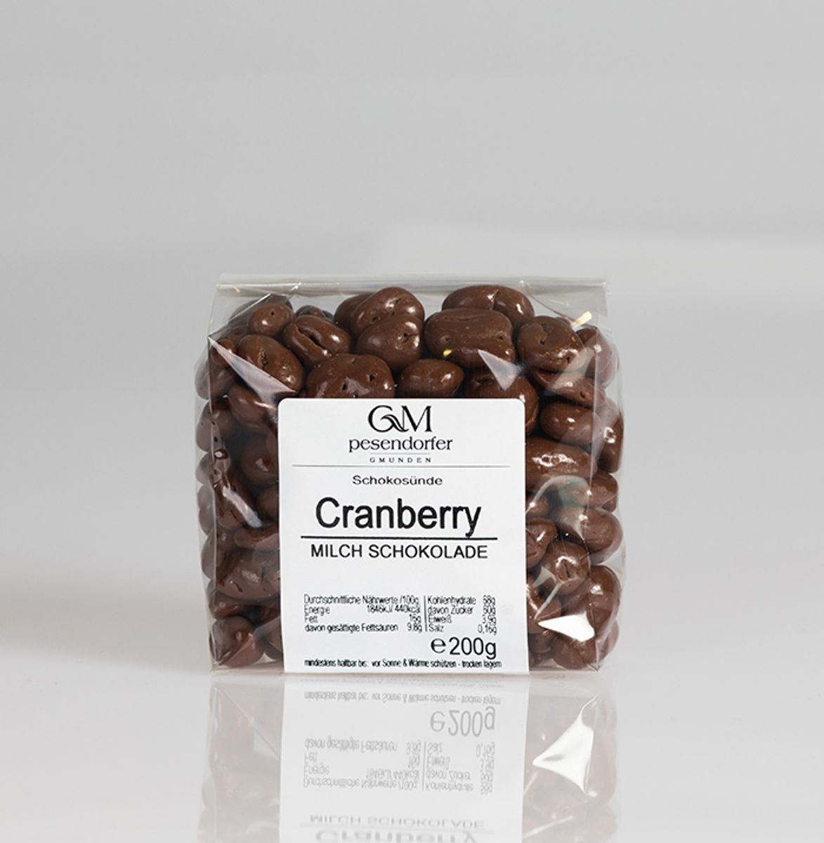 Cranberry Milchschokolade