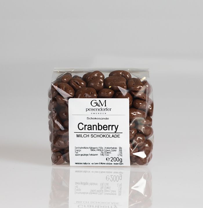 Cranberry Milchschokolade