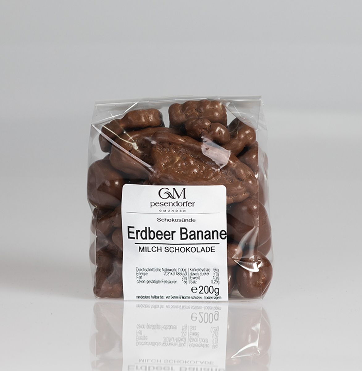 Erdbeer Banane in Vollmilch