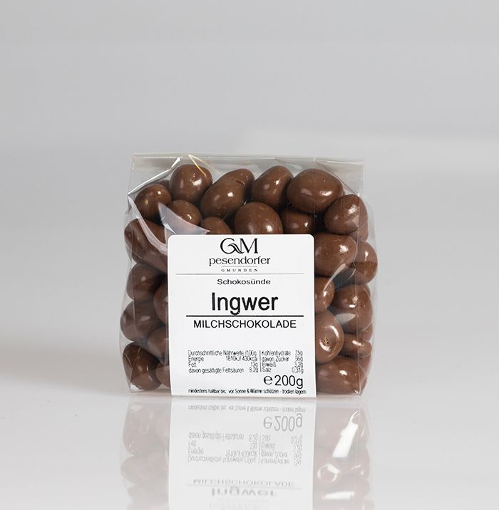 Ingwer Milchschokolade