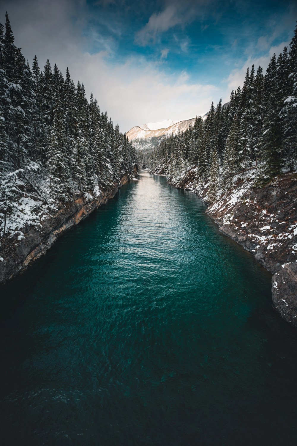 Lake Minewanka First Snowfall — gallery image