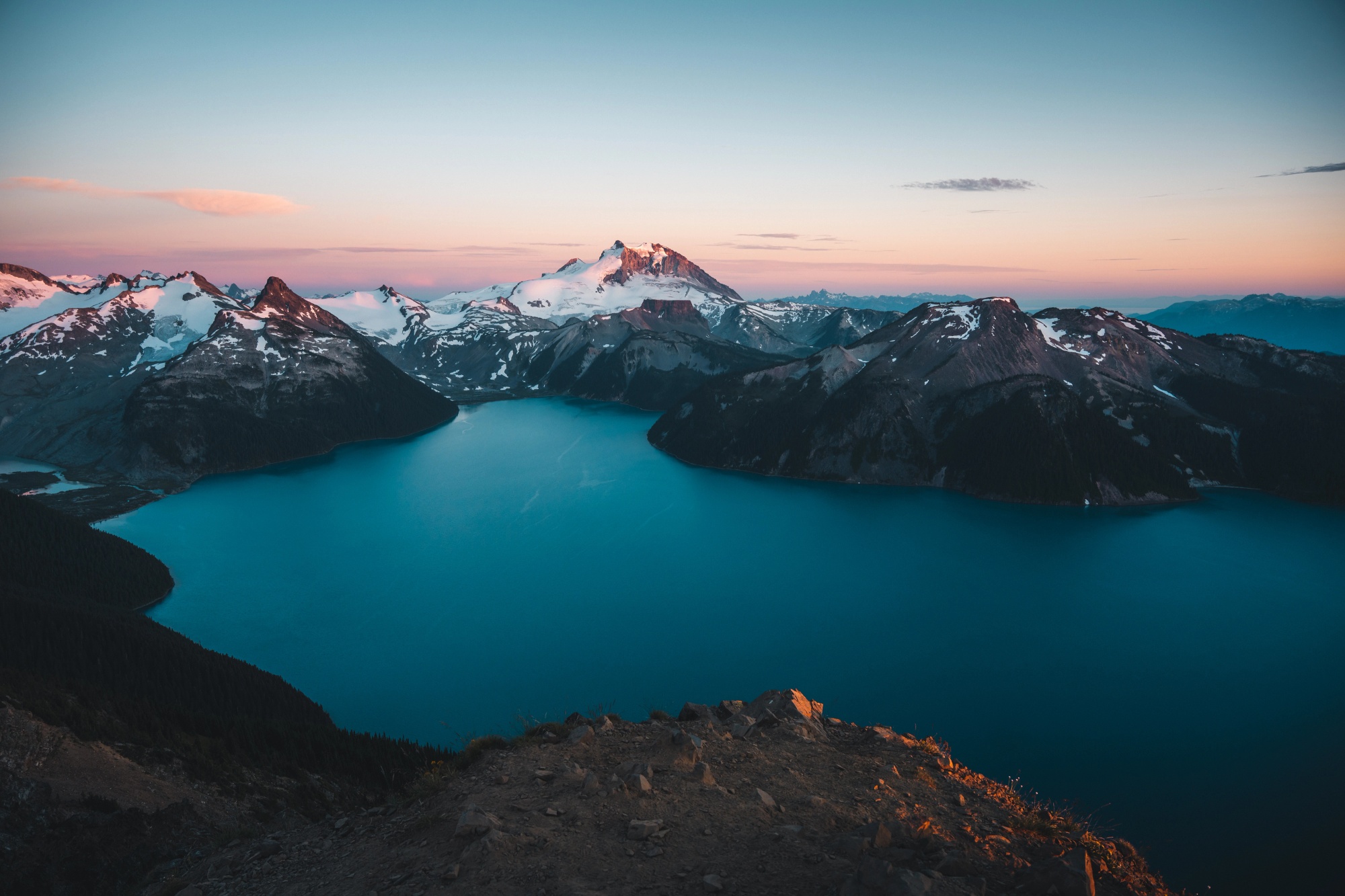 Last Light on Panorama Ridge