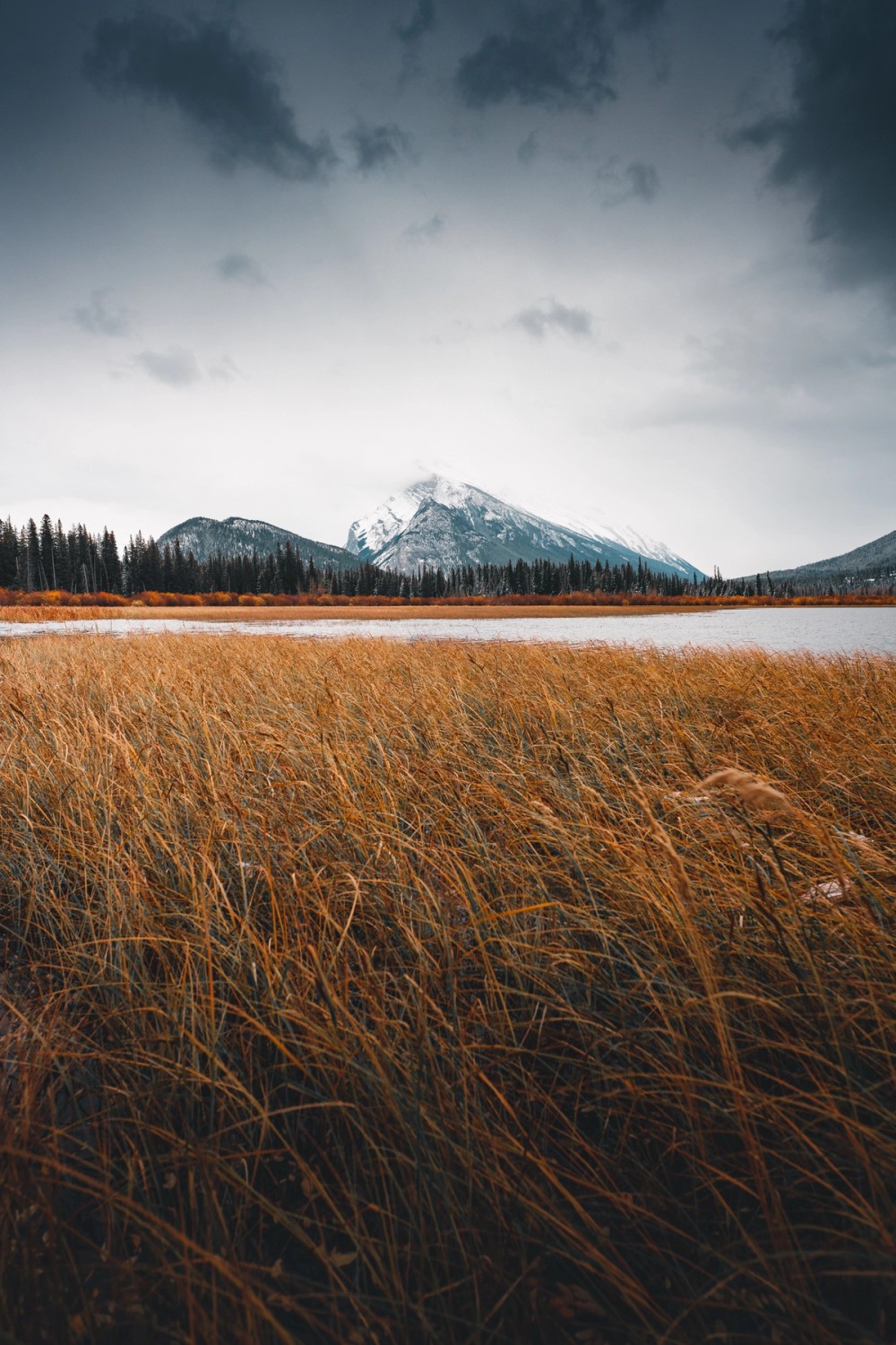 Lake Minewanka First Snowfall — gallery image