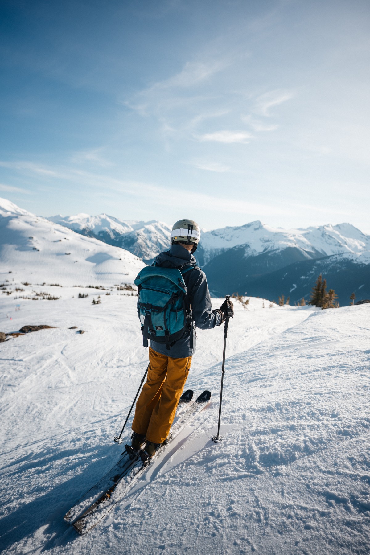 Whistler Mountain Peak Skiing