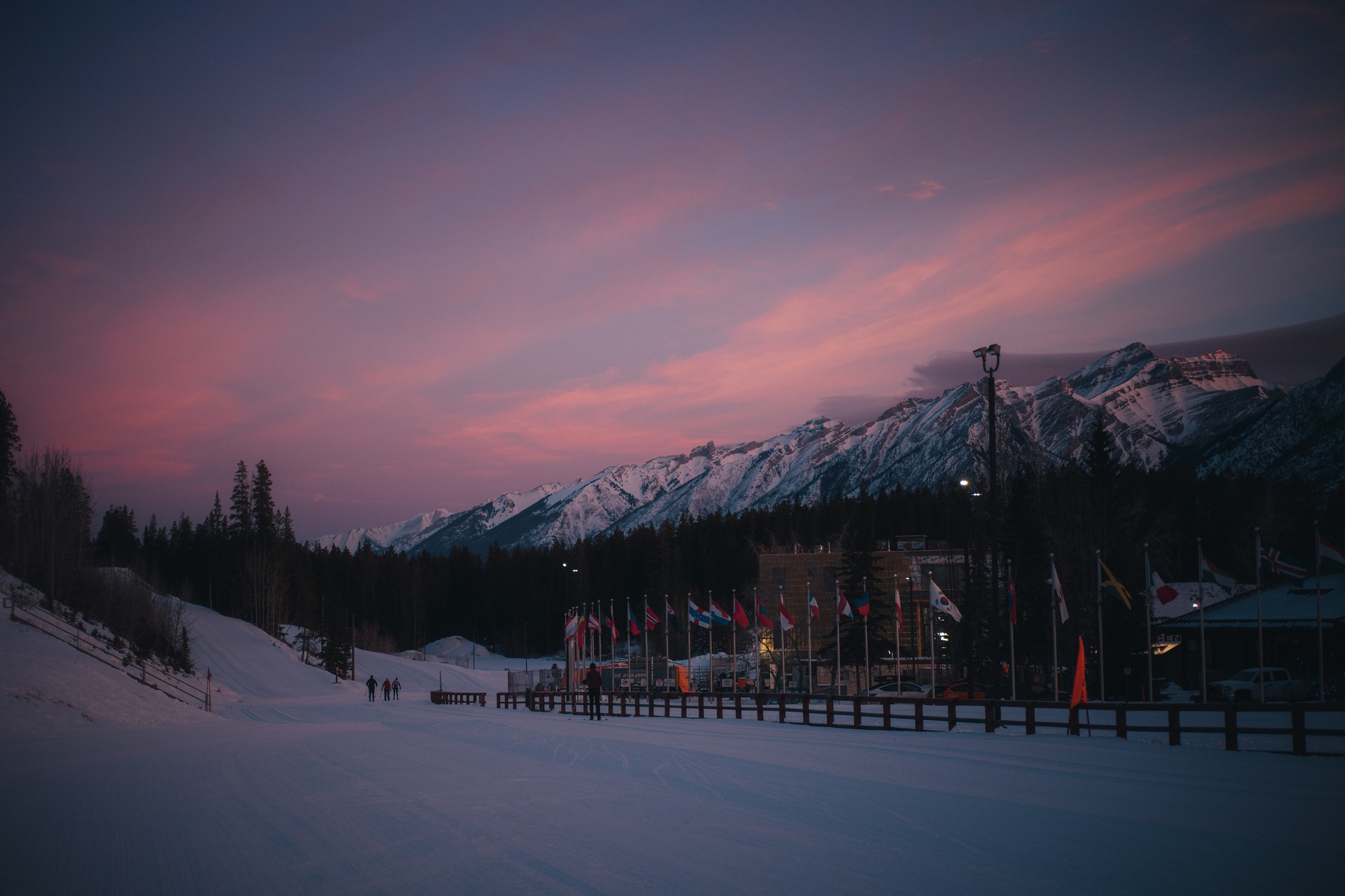 Canmore Nordic Centre Sunrise