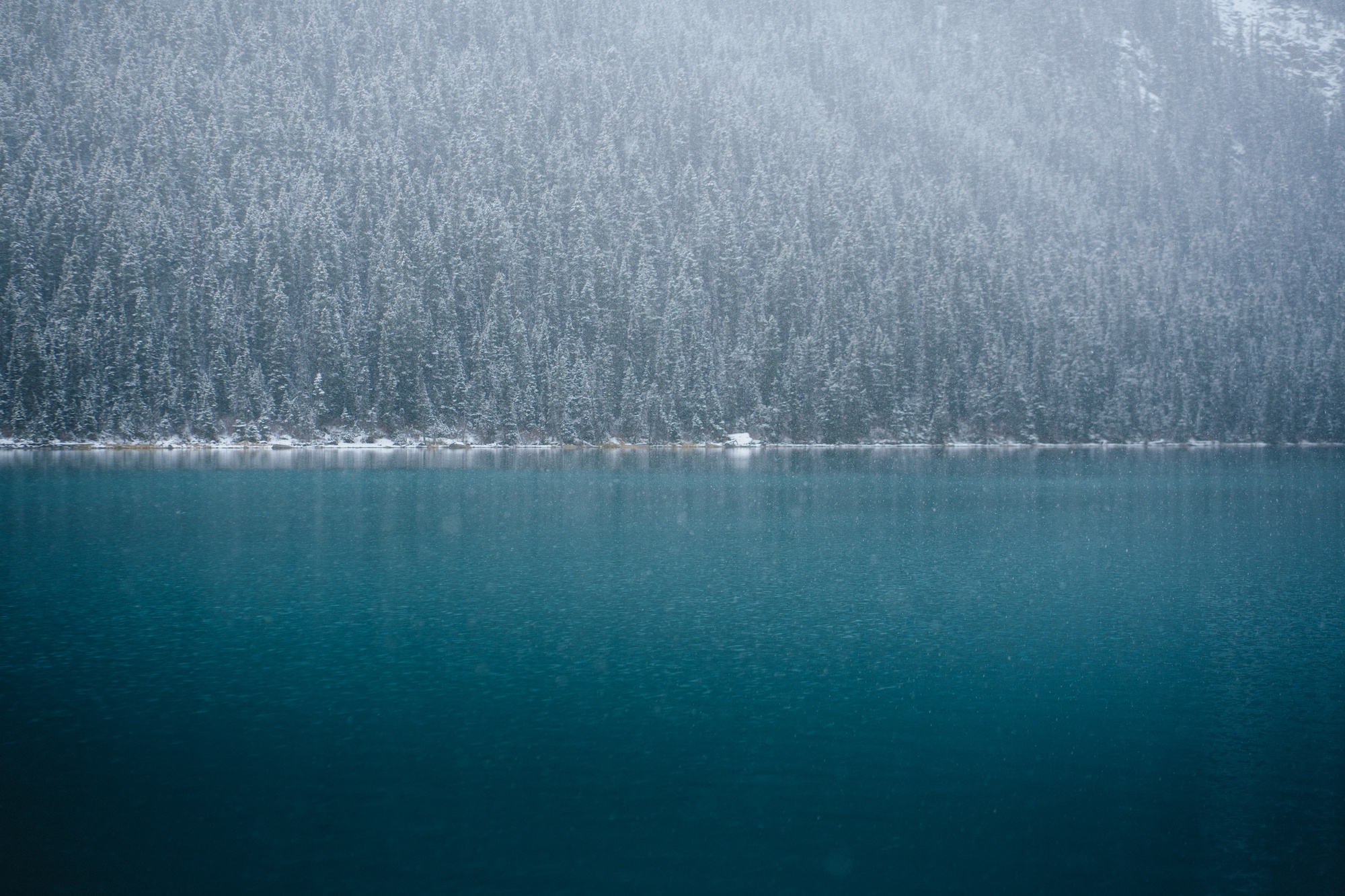 Lake Louise First Snowfall