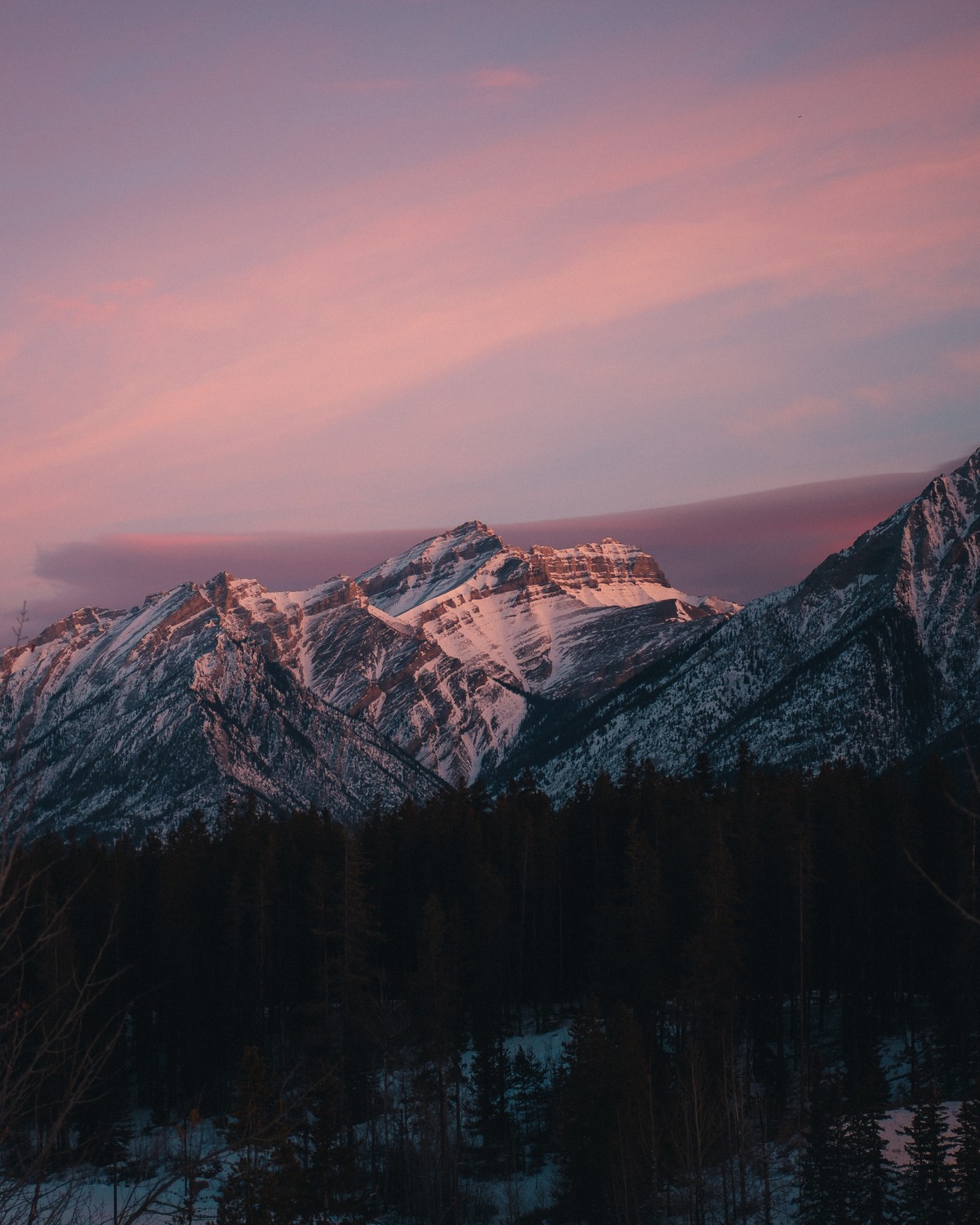 Canmore Nordic Centre Sunrise