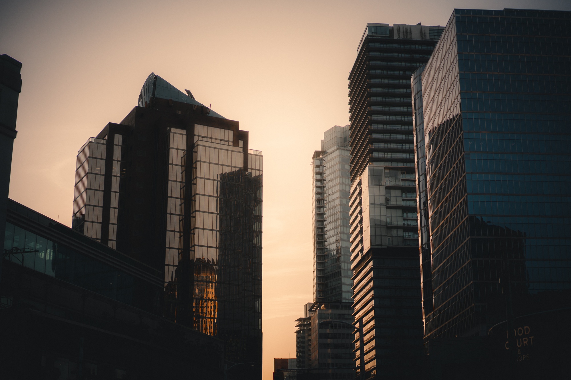 Downtown Vancouver Sunset