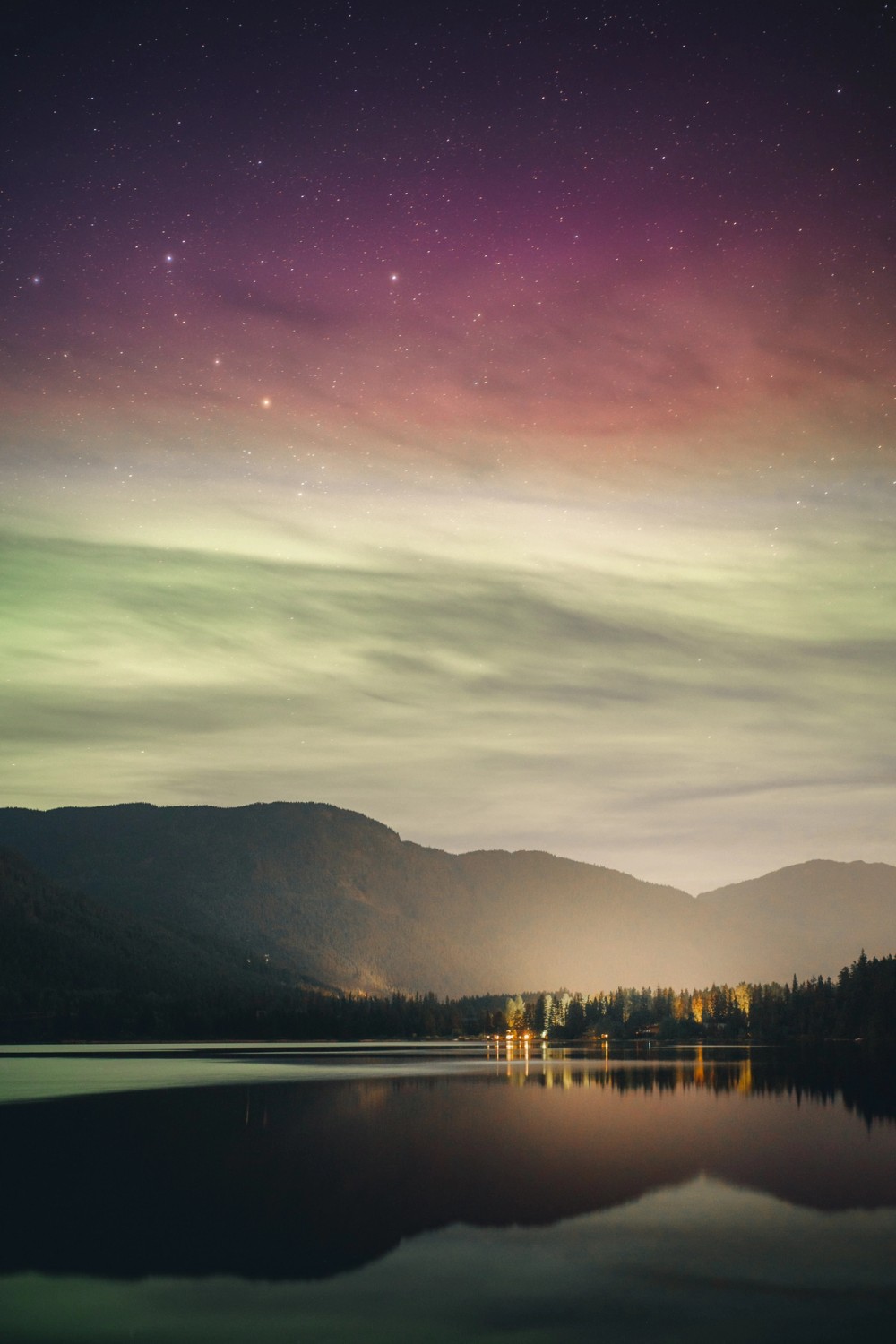 Alta Lakes Auroras — gallery image