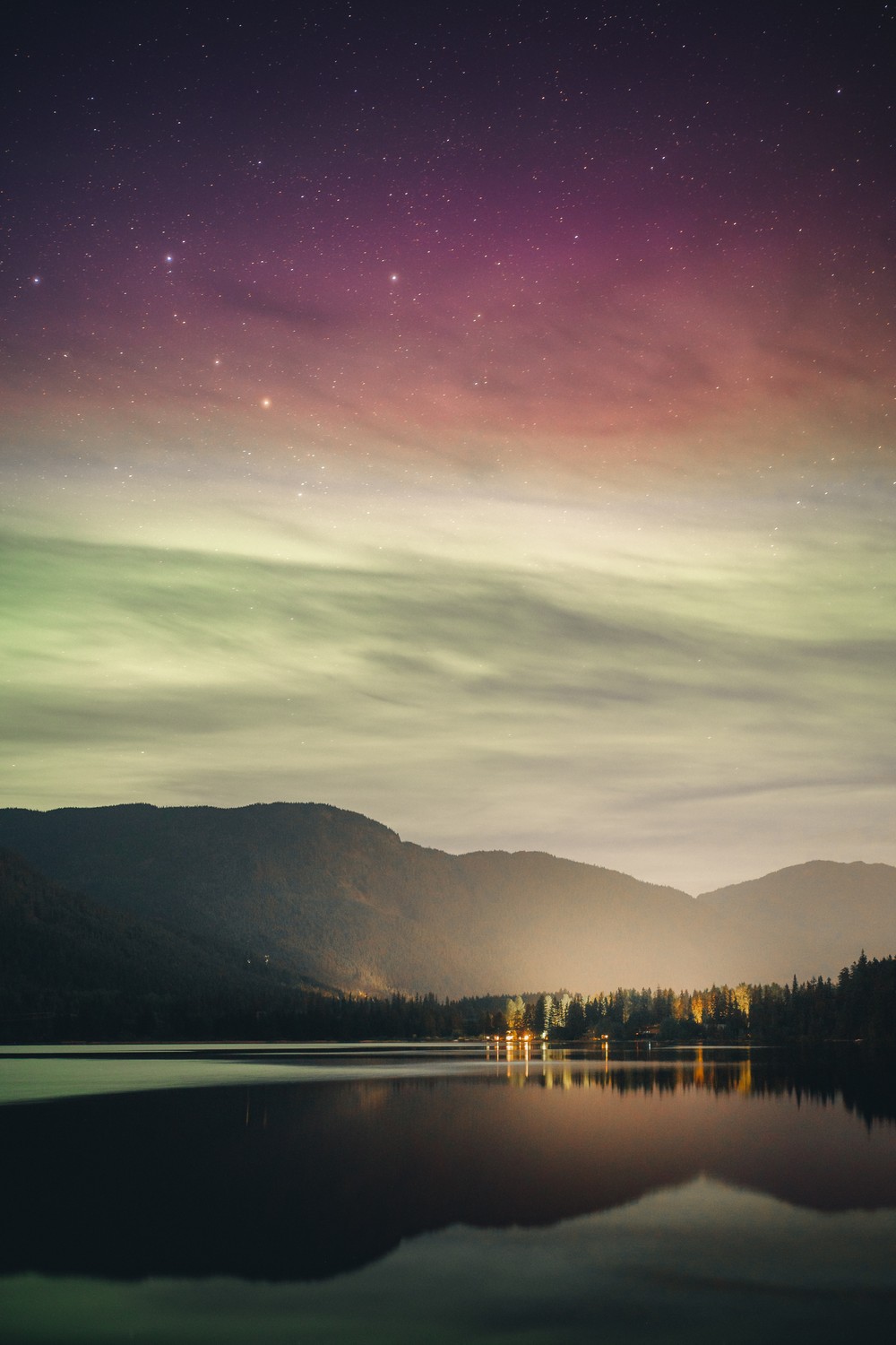 Alta Lakes Auroras — gallery image