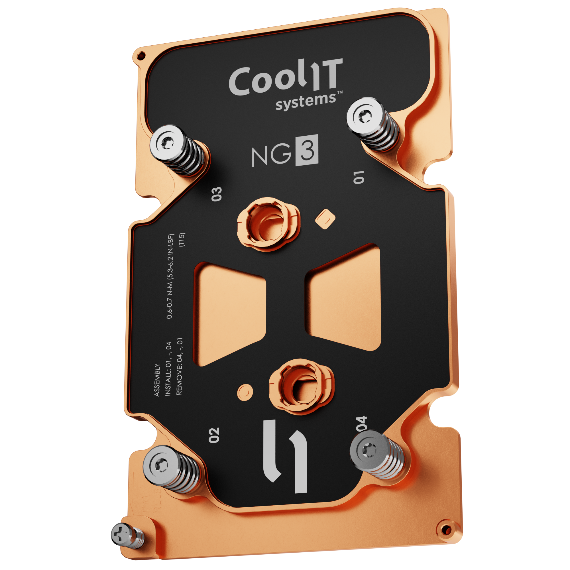 CoolIT Systems Coldplate Renders