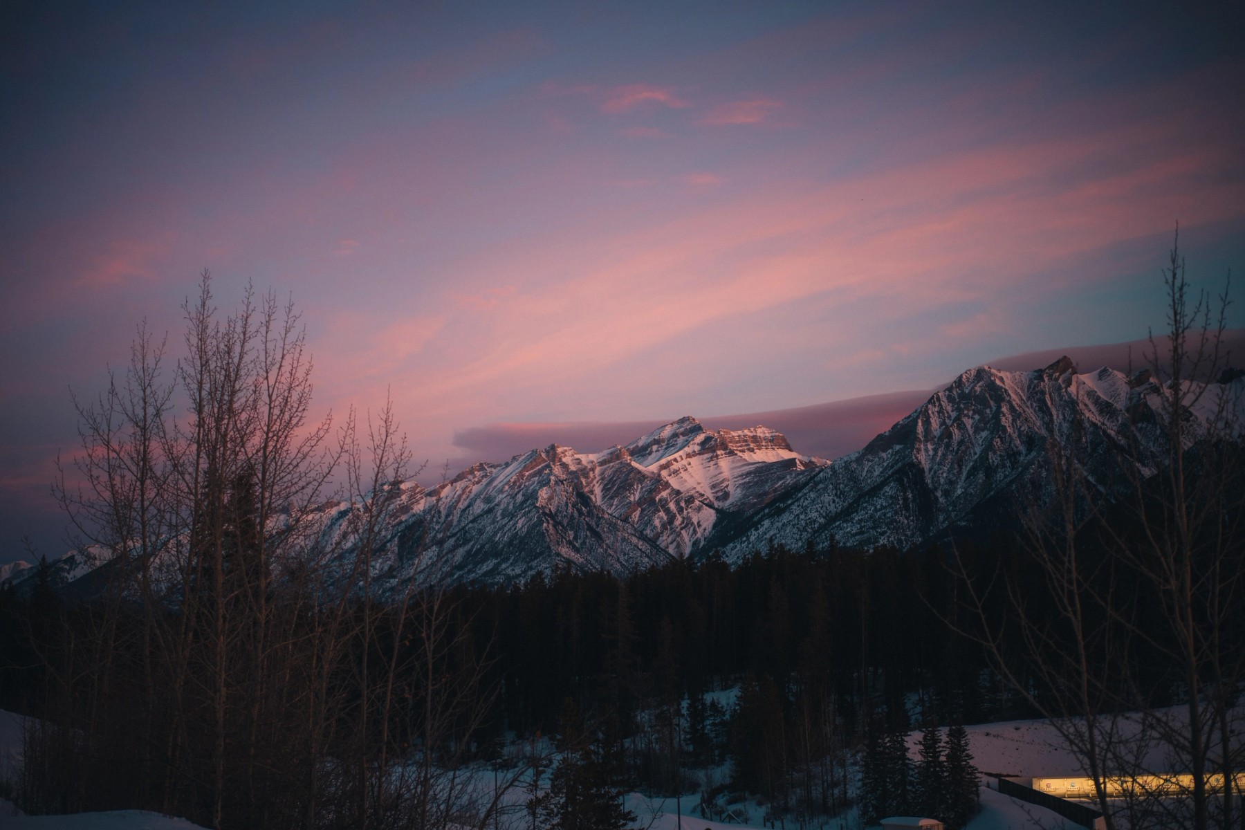 Canmore Nordic Centre Sunrise — gallery image