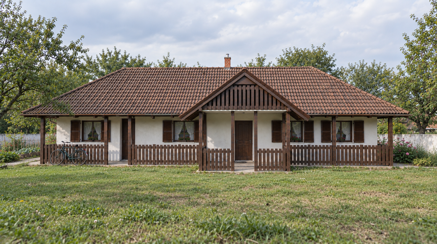 Vályogház átalakítás és bővítés - 3. kép