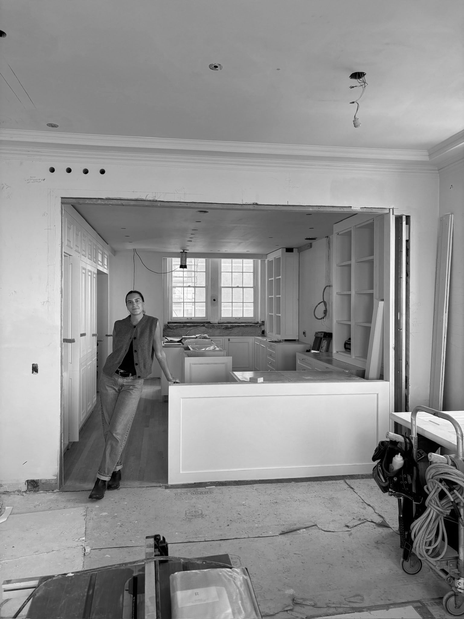 woman's hands unwrapping decorative items