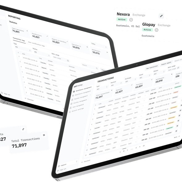 Fiat-Crypto Cross-Border Instant Transactions Platform