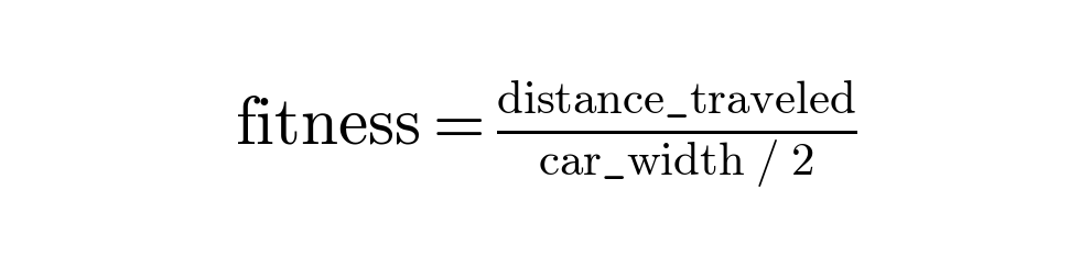 Figure 6: Fitness function