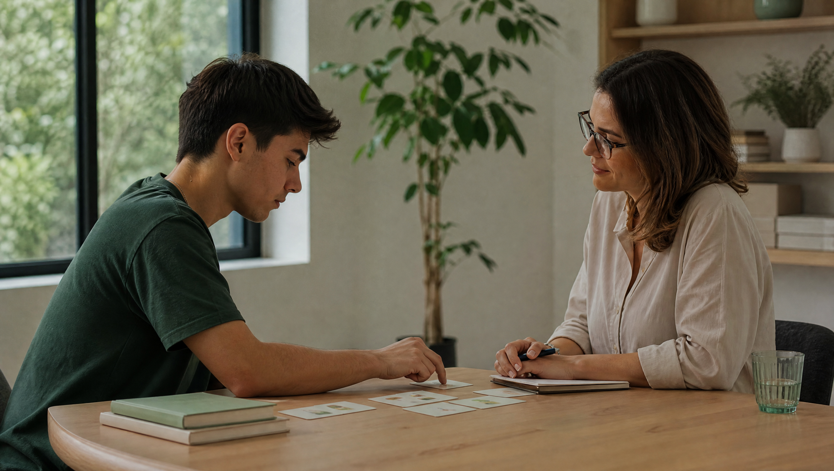 Adolescente en una escena representativa del acompanamiento psicologico para TDAH