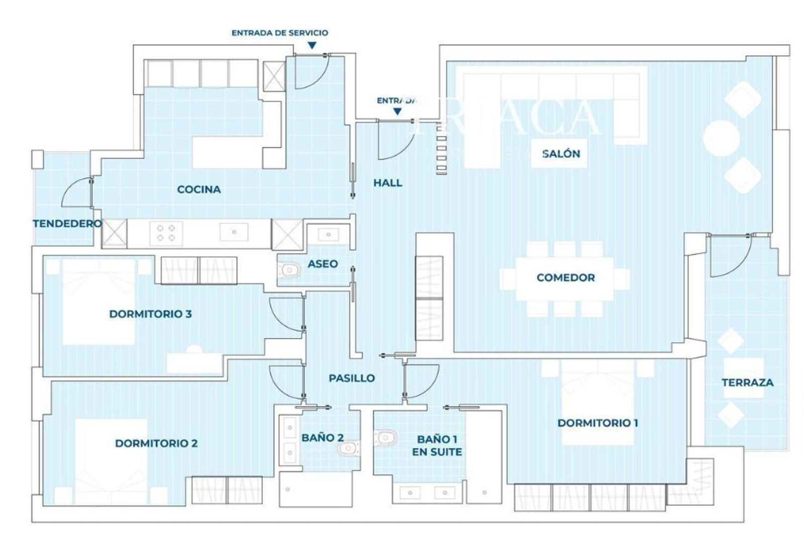 Generous living spaces and seamless outdoor living in one of Salamanca’s finest areas