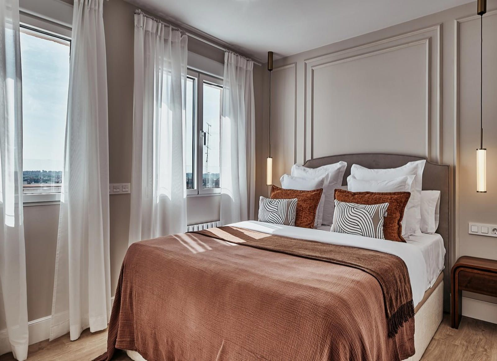 The pleasure of elevated terrace living in one of Madrid’s finest neighbourhoods