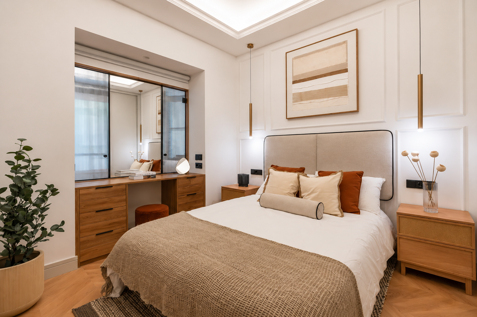 Elegant Lista Madrid apartment combining classic architecture and contemporary style