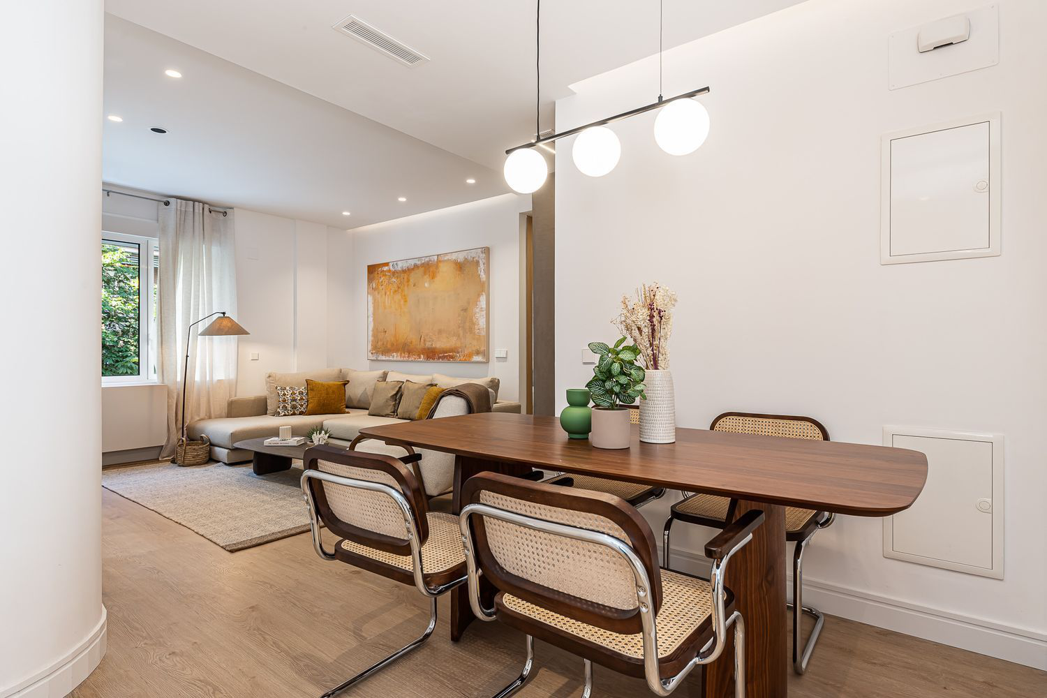 Three-bedroom open-plan living in Chamberí’s most vibrant residential setting