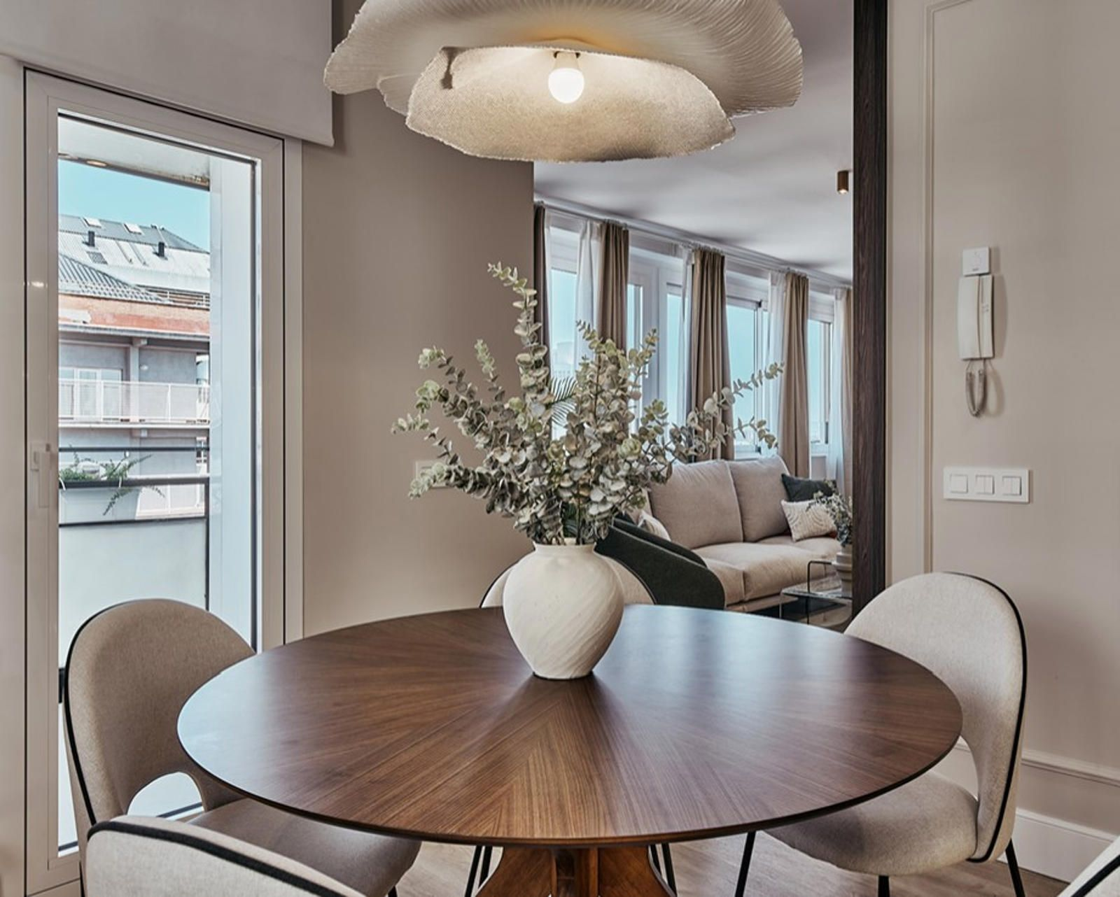 The pleasure of elevated terrace living in one of Madrid’s finest neighbourhoods