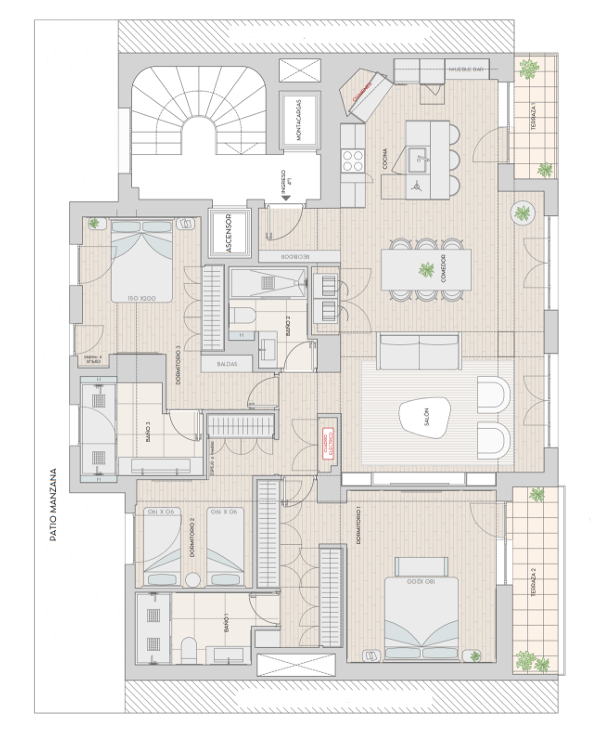 Plano de la propiedad