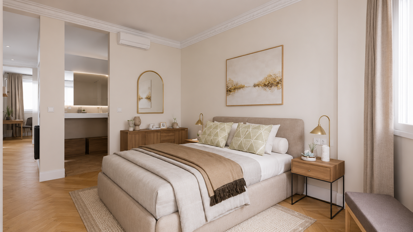 Historic charm, generous living spaces and vibrant city life in central Madrid