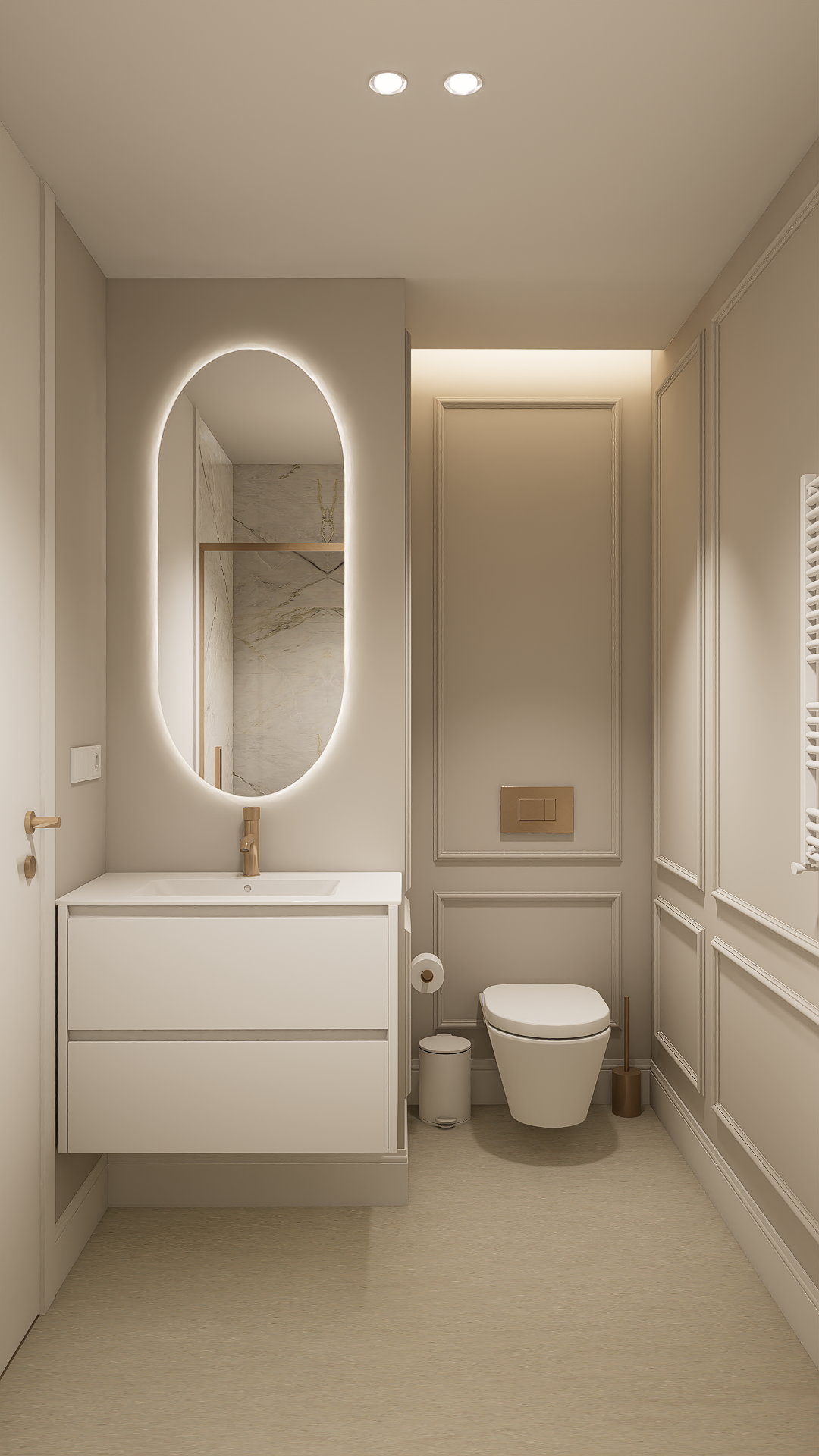 Luxury residence in Retiro Madrid with three bedrooms and a full renovation