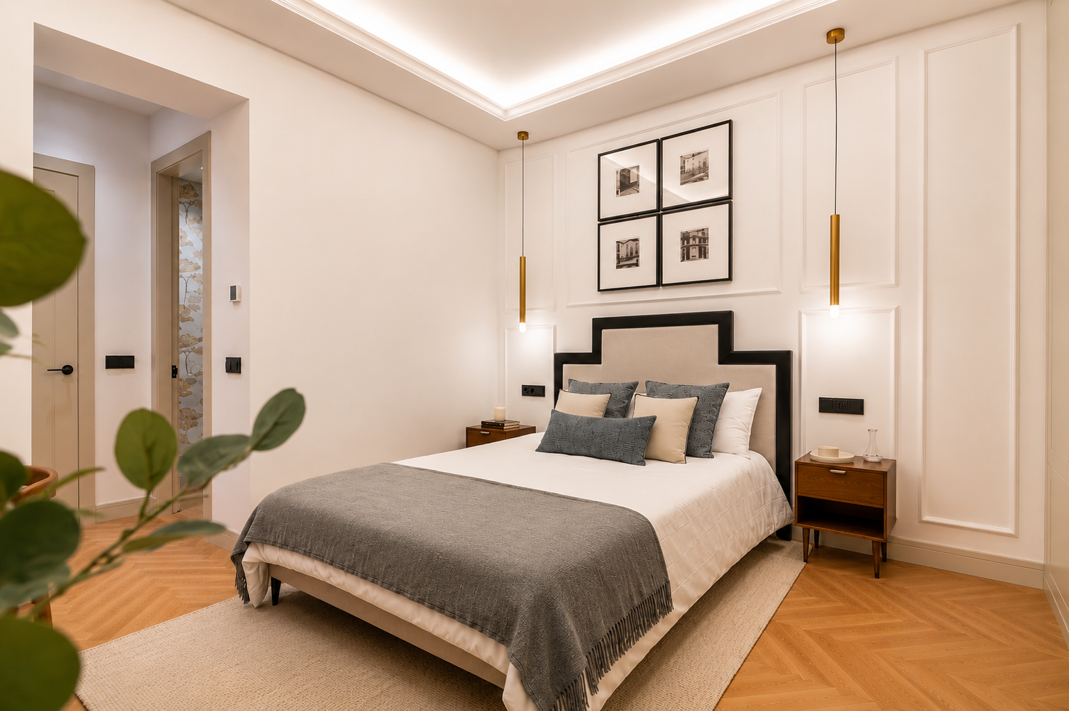 Elegant Lista Madrid apartment combining classic architecture and contemporary style