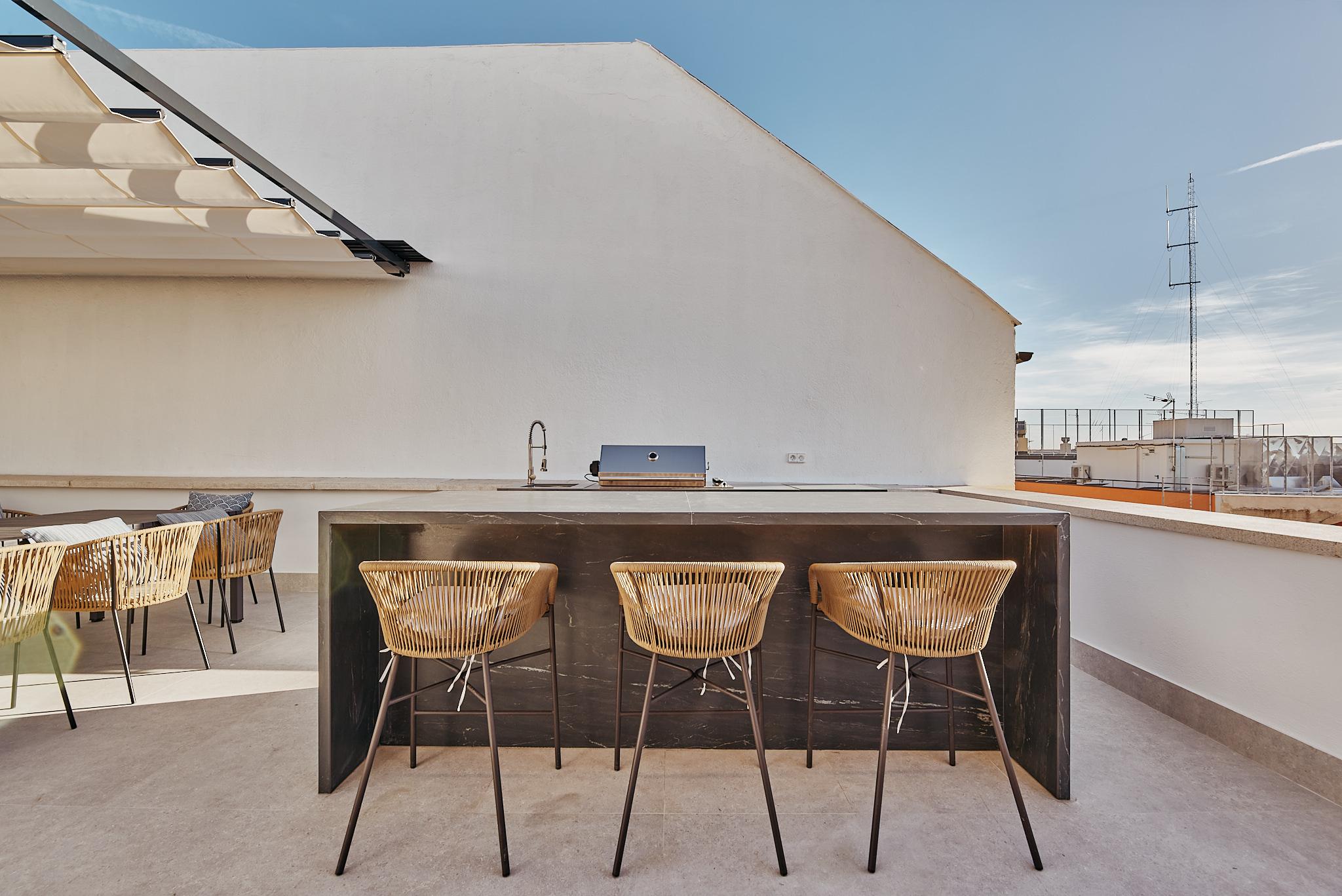 Luxury penthouse in Madrid City Centre with a 301 sqm private terrace