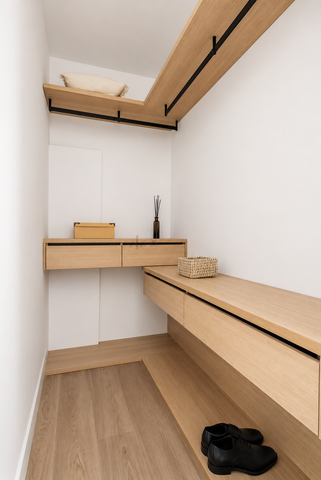 Exterior apartment in Lista with open-plan kitchen and refined interiors