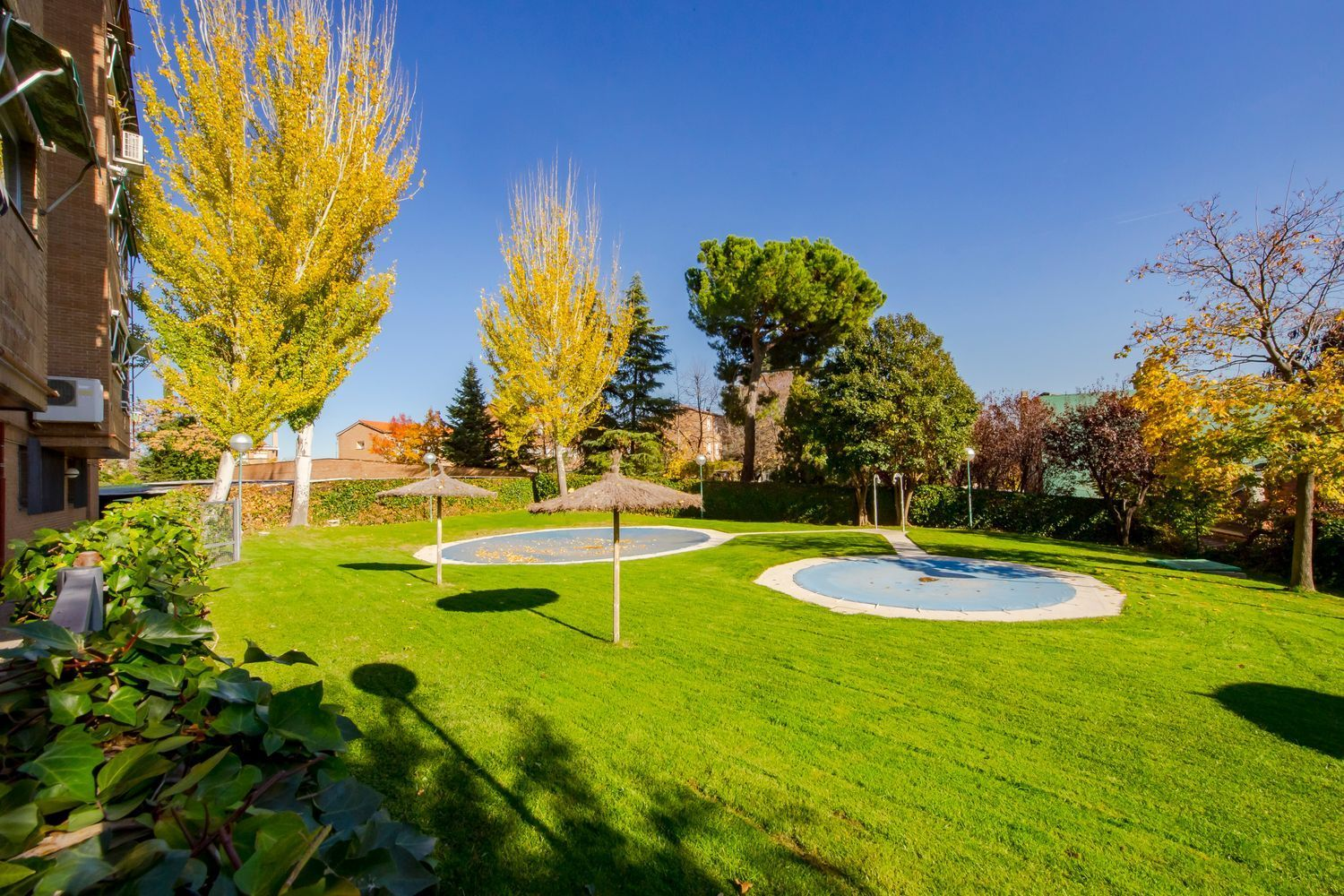 Natural stone, walnut finishes and all-day light in one of Chamartín’s finest areas