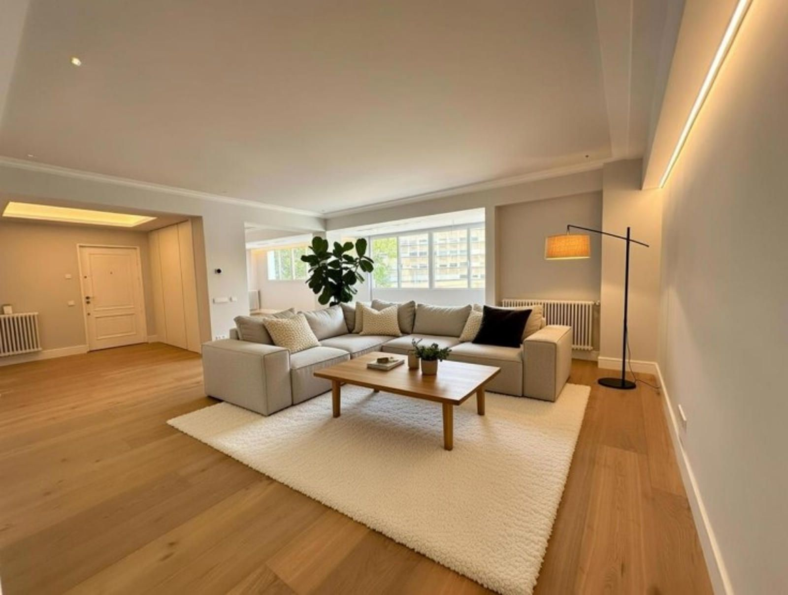 A contemporary Guindalera renovation designed for elevated family living