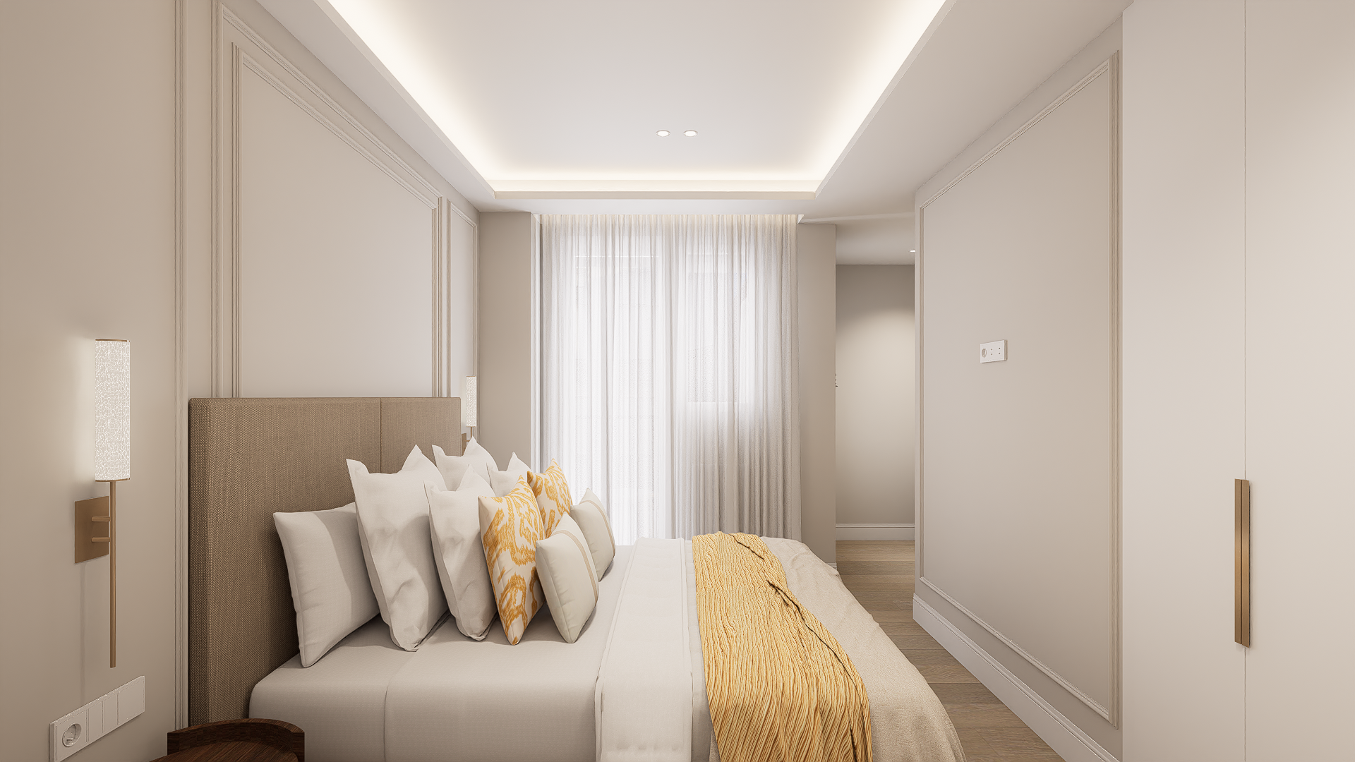 Luxury residence in Retiro Madrid with three bedrooms and a full renovation