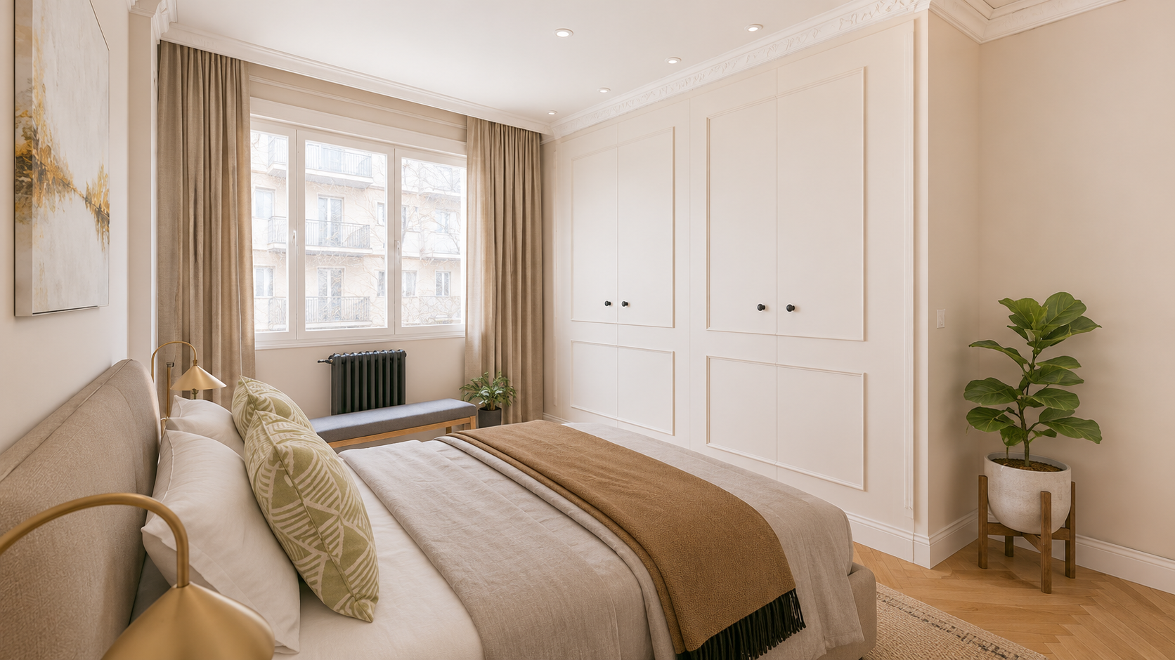 Historic charm, generous living spaces and vibrant city life in central Madrid