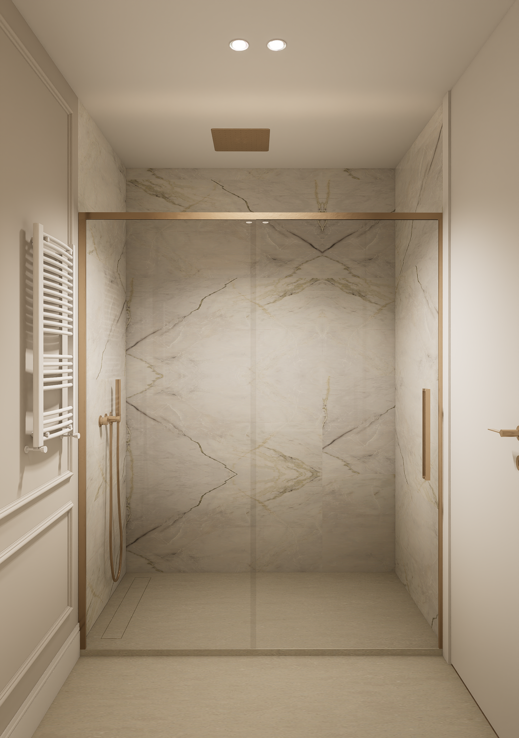 Luxury residence in Retiro Madrid with three bedrooms and a full renovation